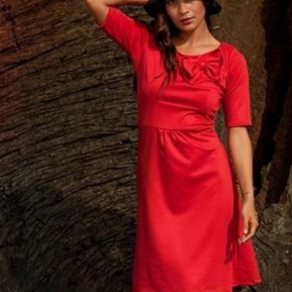 Shabby Apple Dresses & Skirts - Shabby Apple Red Caledonia Dress